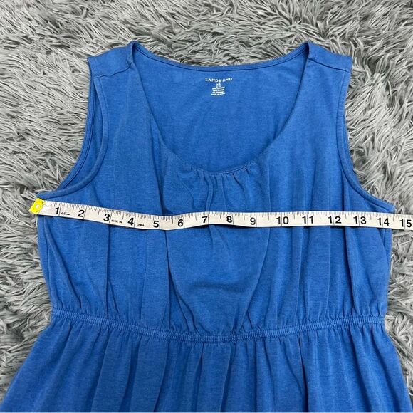Lands End Sleeveless Blue Dress Size Extra Small - Picture 8 of 8